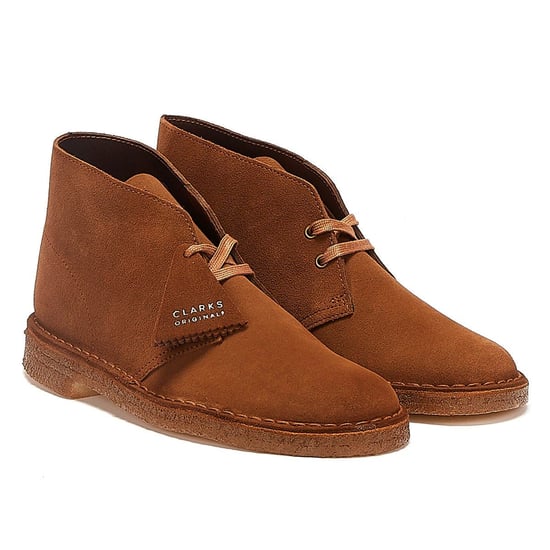 Clarks Desert Trek Wildleder Herren Cola Stiefel - Image 1