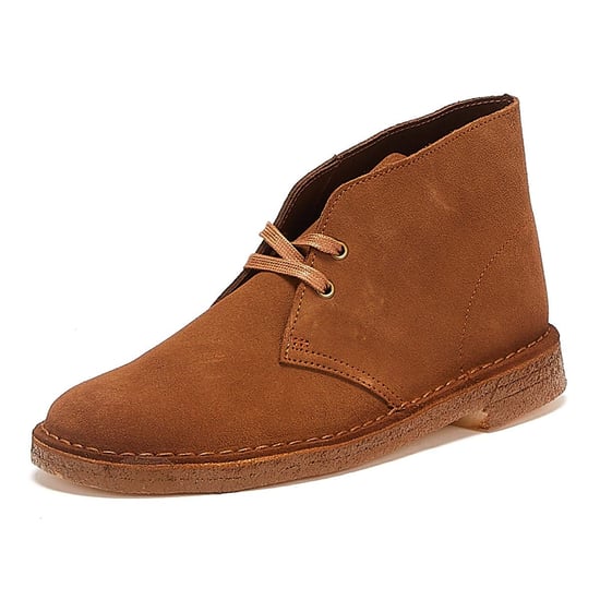 Clarks Desert Trek Wildleder Herren Cola Stiefel - Image 3