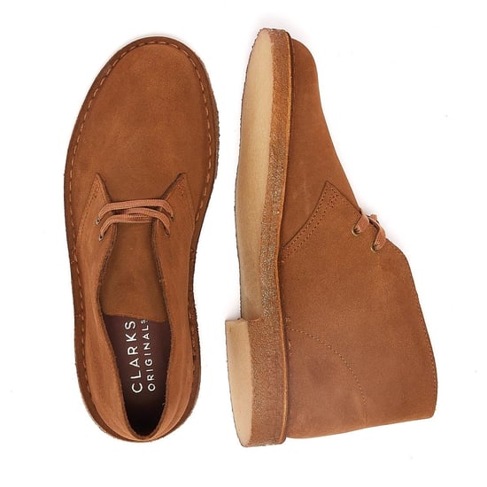 Clarks Desert Trek Wildleder Herren Cola Stiefel - Image 6