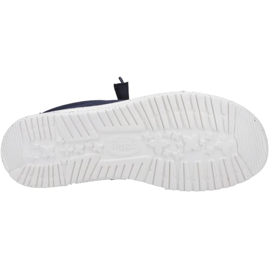 HEYDUDE Wally Canvas 100 % Baumwolle Herren Segelschuhe in Marineblau - Image 3