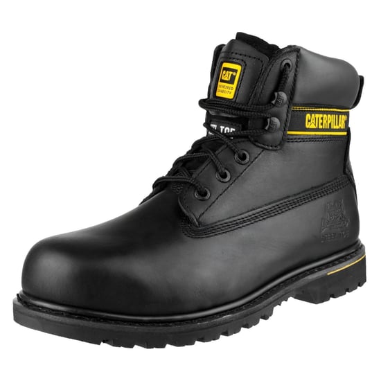 Caterpillar Holton Leder Schwarz Weit Fitting Sicherheitsstiefel - Image 6