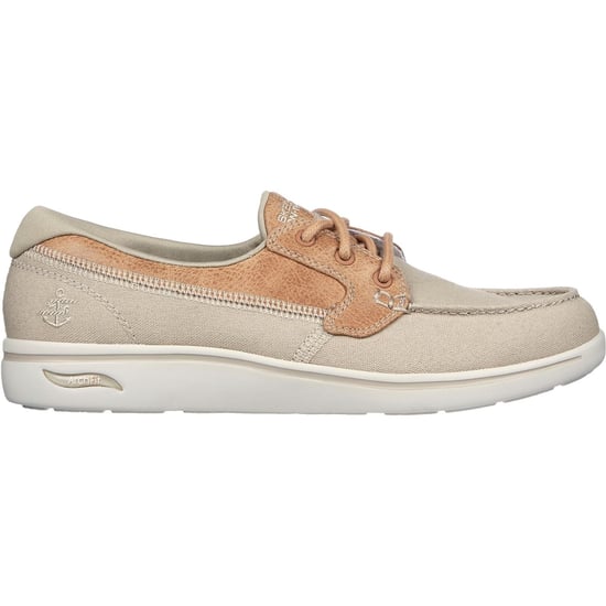 Skechers Arch Fit Uplift Cruise'N By Polyester Damen Natur-Bootsschuhe - Image 3