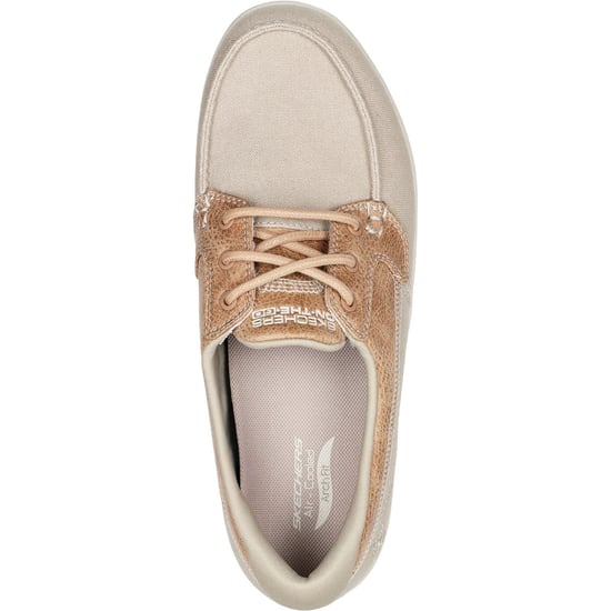 Skechers Arch Fit Uplift Cruise'N By Polyester Damen Natur-Bootsschuhe - Image 4