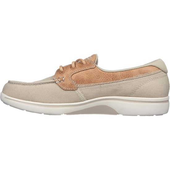 Skechers Arch Fit Uplift Cruise'N By Polyester Damen Natur-Bootsschuhe - Image 5