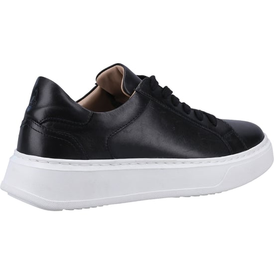 Hush Puppies Camille Leder Damen Schwarz Turnschuhe - Image 2