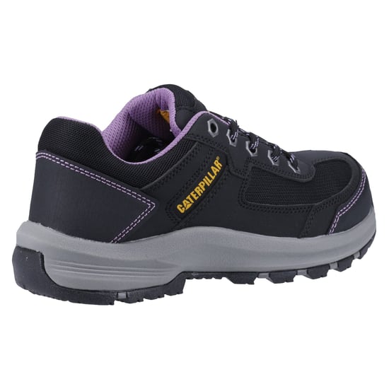 Caterpillar Elmore PVC Schwarz Weit Gefittete /Lilafarbene Sicherheitsschuhe - Image 6