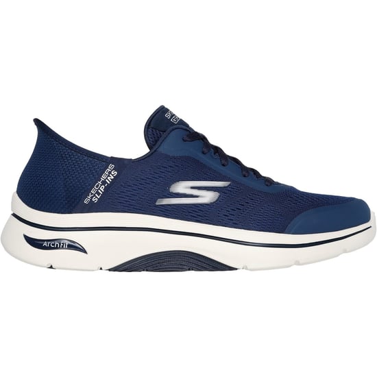 Skechers Arch Fit 2.0 Simplicity 2 Textil Herren Sneaker in Marineblau - Image 5