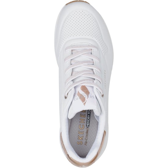 Skechers Uno - Shimmer Away Synthetische Damen Weiß Sneakers - Image 3