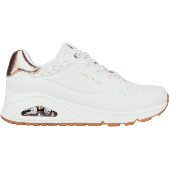 Skechers Uno - Shimmer Away Synthetische Damen Weiß Sneakers - Image 5