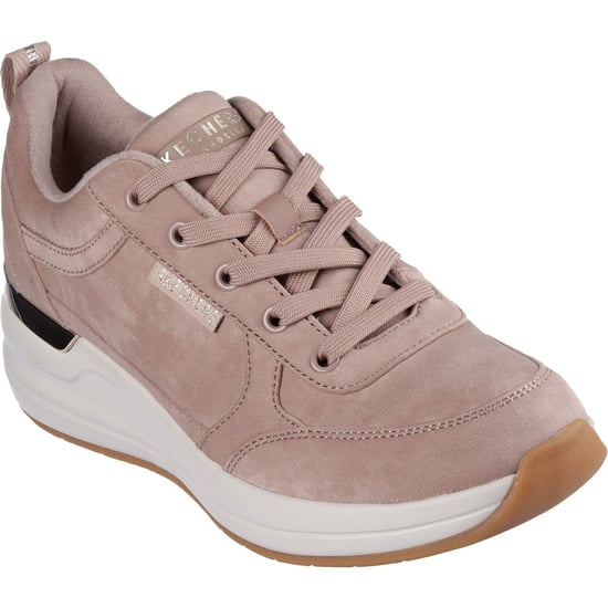 Skechers Billion 2 Prissy N Plush Textile Damen Taupe Sneakers - Image 1