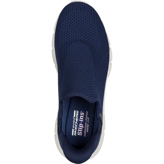 Skechers BOBS Sport B Flex Resilient Textil Herren Navy Sneakers - Image 3