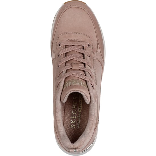 Skechers Billion 2 Prissy N Plush Textile Damen Taupe Sneakers - Image 3