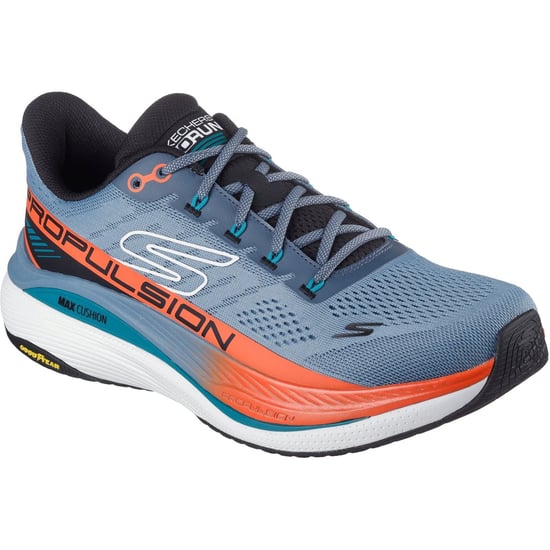 Skechers Performance Max Cushioning Propulsion Textil Herren Slate Sportschuhe - Image 1
