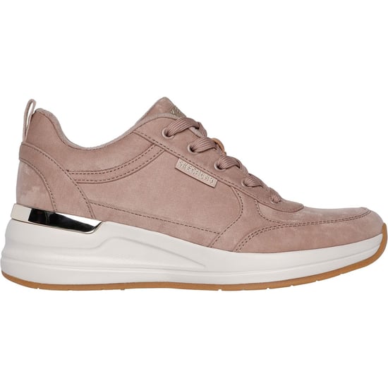 Skechers Billion 2 Prissy N Plush Textile Damen Taupe Sneakers - Image 5