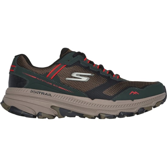 Skechers Performance GO RUN Trail Altitude 2.0 Marmorstein 3 Leder Herren Oliv/Schwarz Sportsschuhe - Image 5