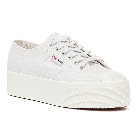 Superga Classic Flatforms 2790 Damen Grau Turnschuhe - Image 2