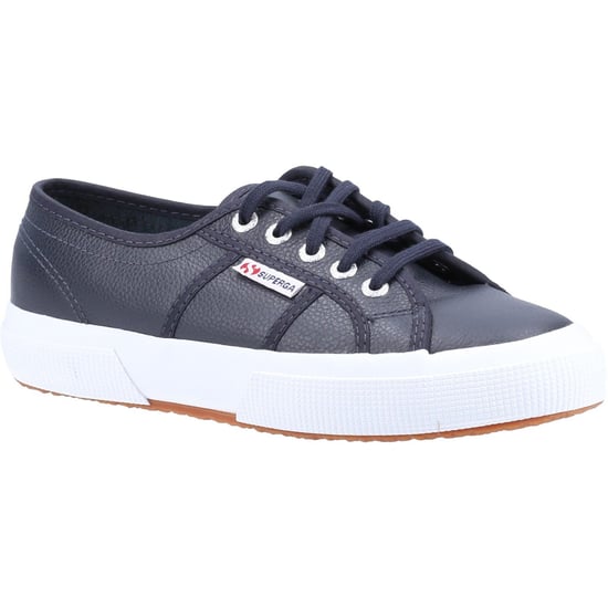Superga 2750 Leder Herren Blau Navy Turnschuhe - Image 1