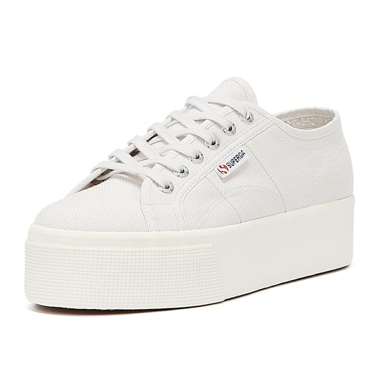 Superga Classic Flatforms 2790 Damen Grau Turnschuhe - Image 3