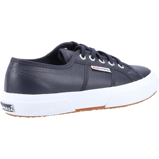 Superga 2750 Leder Herren Blau Navy Turnschuhe - Image 2
