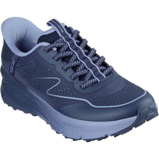 Skechers Switch Back Mist Textil Damen Wanderungen Schuhe Navy - Image 1