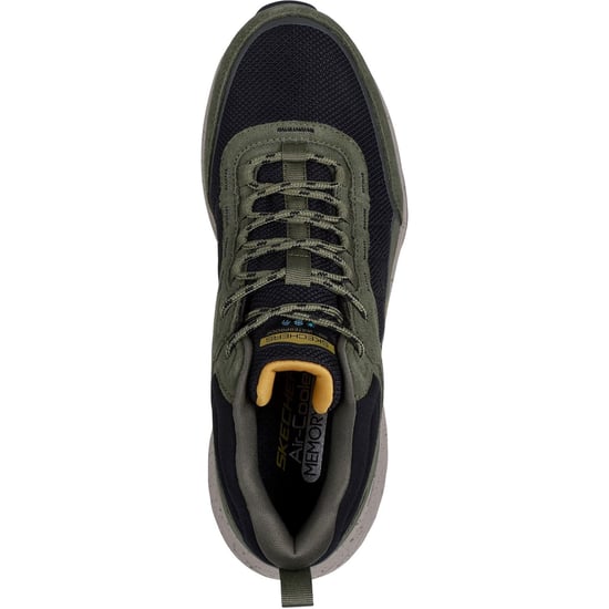 Skechers Bounder Rse Leder Herren Oliv/Schwarz Wanderschuhe - Image 3