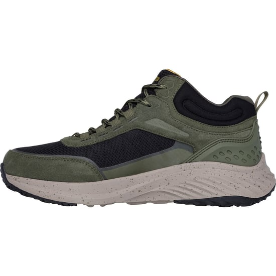 Skechers Bounder Rse Leder Herren Oliv/Schwarz Wanderschuhe - Image 4