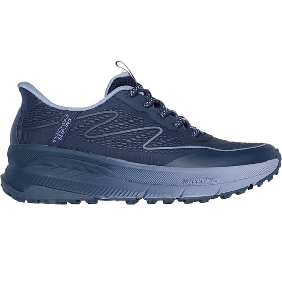 Skechers Switch Back Mist Textil Damen Wanderungen Schuhe Navy - Image 5