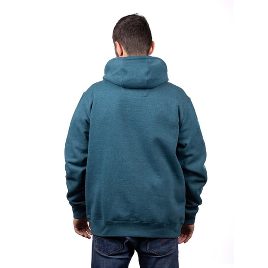 Caterpillar Markenbanner Baumwoll-Herren Kapuzenpullover Blau - Image 2