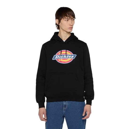 Dickies Icon Logo Polyester Unisex Erwachsenen Schwarzer Kapuzenpullover - Image 1