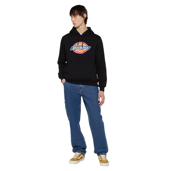 Dickies Icon Logo Polyester Unisex Erwachsenen Schwarzer Kapuzenpullover - Image 3