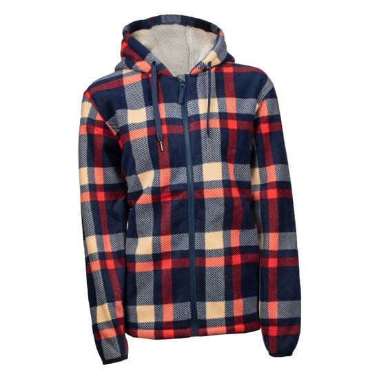 Hard Yakka CHECK ZOODIE Damen Sweatshirt Blau - Image 5
