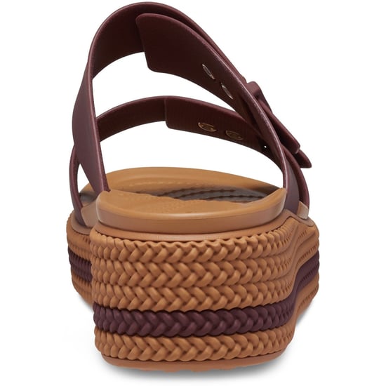 Crocs Brookly Buckle Low Thermoplastische Damen Sandalen in Dunkelbraun - Image 2