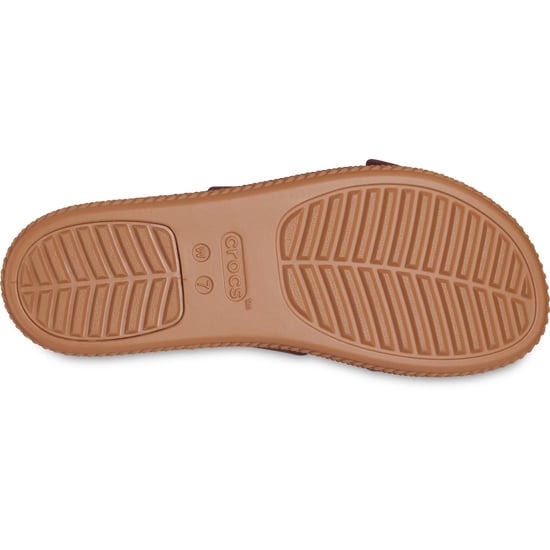 Crocs Brookly Buckle Low Thermoplastische Damen Sandalen in Dunkelbraun - Image 3
