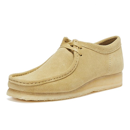 Clarks Wallabee Herren Schuhe Maple - (Beige) - Image 3