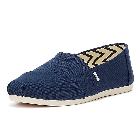 TOMS Alpargata Baumwolle Canvas Womens Marine Espadrilles - Image 3