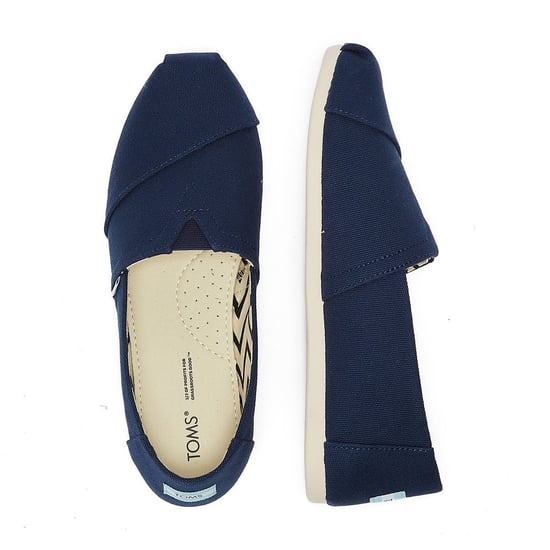 TOMS Alpargata Baumwolle Canvas Womens Marine Espadrilles - Image 6
