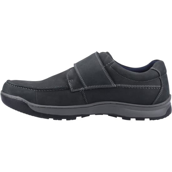 Hush Puppies Casper Leder Herren Navy Nubuk Loafers - Image 4