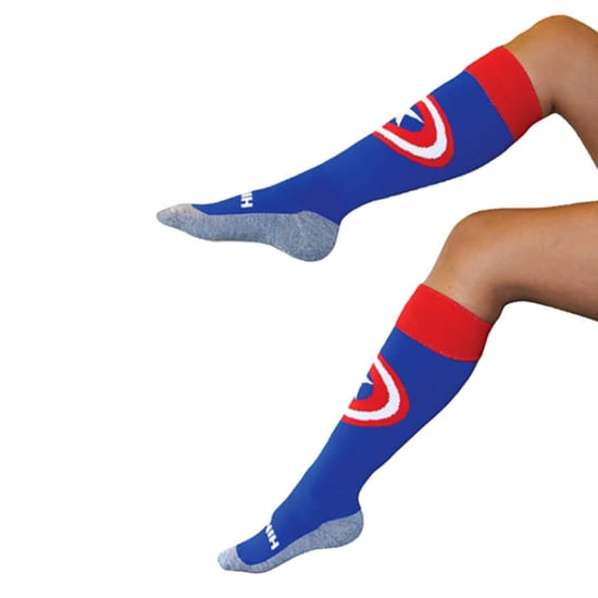 Captain America Lange Socken für Sport | Hingly | Herren & Damen Novelty Socken für Hockey, Rugby & Fußball - Image 4