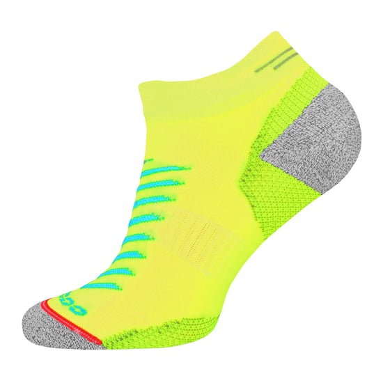 Comodo - Hi Viz Running Socken | Leichte Anti Blister Sport Socken - Neongelb - Image 3