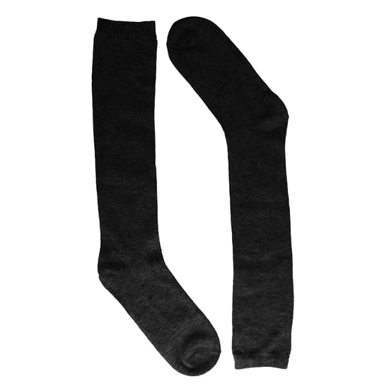 12 Paar Multipack Mädchen Kniestrümpfe aus Bambus | Lange Schule Kinder Socken - Schwarz - Image 3