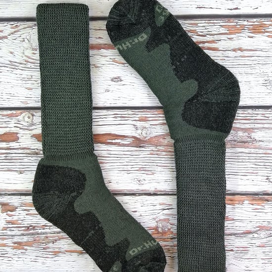Herren Extra Wide Knee High Merino Wool Wandern Wandern Socken - Image 3