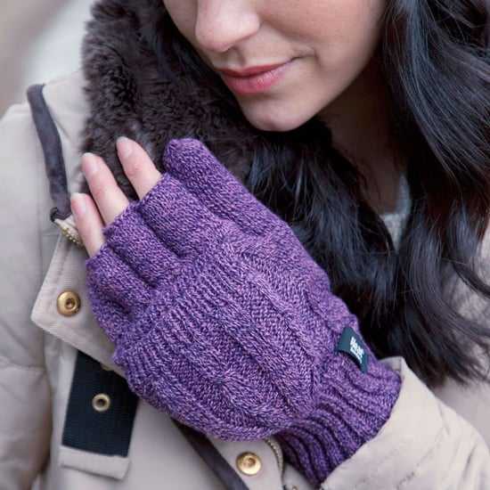 Women's Thermal Converter Fingerless Cable Knit 2.3 tog Handschuhe - Image 3