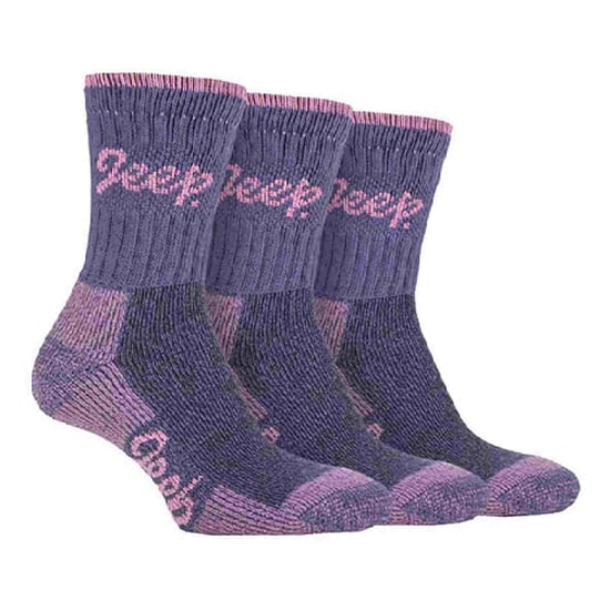 JEEP TERRAIN - 3 Paar Baumwoll-Wandersocken für Damen - Image 2