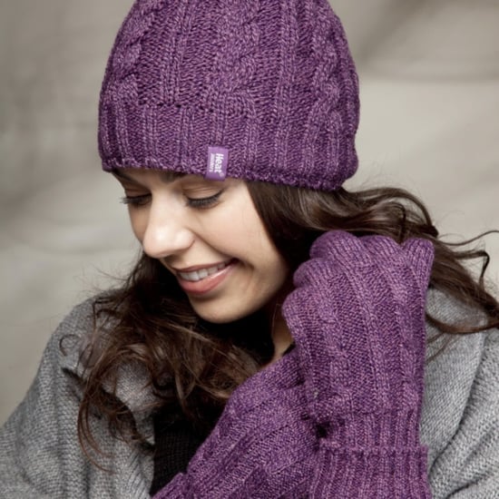 Thermische Fleece-gefütterte Damen-Wintermütze mit Zopfmuster - Image 4