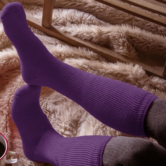 Extra lange Thermo-Socken für Damen in Cerise und Wein von Heat Holders - Image 3