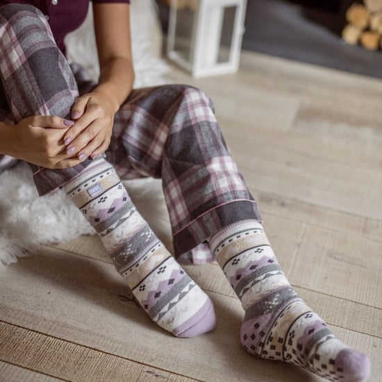 Damen Fairisle Nordic Winter rutschfeste Thermo-Slipper-Socken - Image 4
