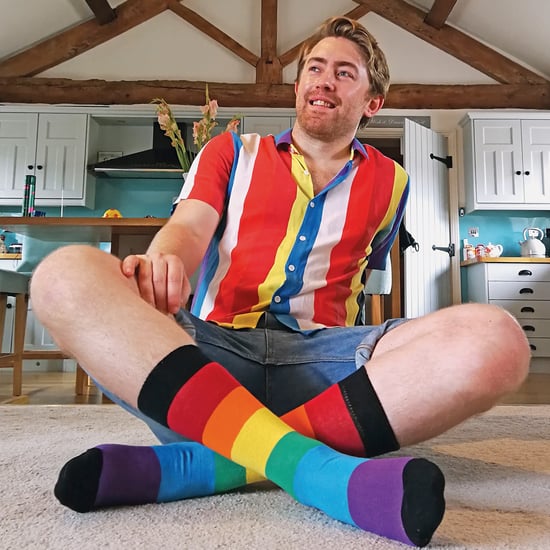3 Paar Herren Damen hell gemusterte gestreifte Baumwolle Regenbogen Socken - Image 5