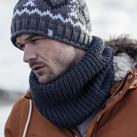 Heat Holders - Herren Fleece gefüttert Chunky Knit Thermal Neck Warmer - Image 4