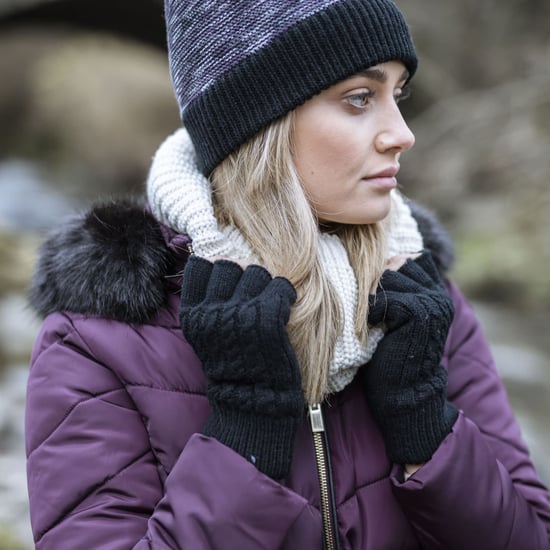 HEAT HOLDERS Damen Winter-Thermo-Fingerlose Handschuhe mit Zopfmuster - Image 3