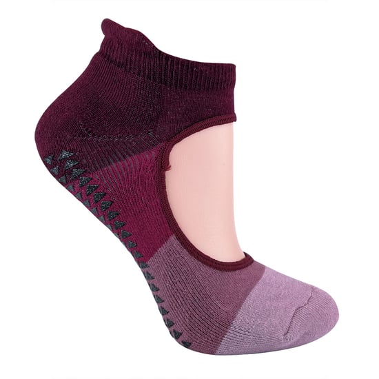 2 Paar Damen rutschfeste Grip Low Cut Unsichtbare Pilates Yoga Socken - Image 3